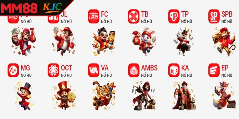 MM88 hợp tác với nhiều nhà phát hành game slot uy tín