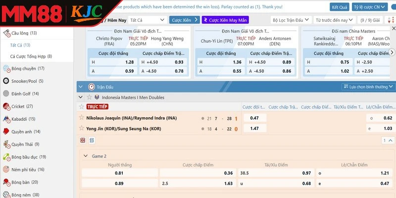 Quần vợt đòi hỏi người chơi phải có sự hiểu biết sâu về tay vợt